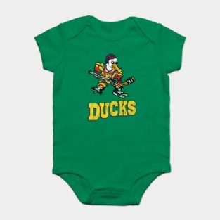 Classic Mighty Ducks Logo Baby Bodysuit